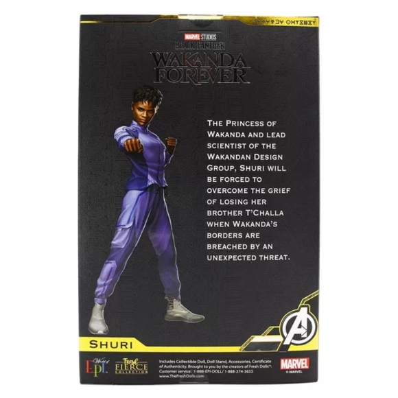 Marvel Black Panther Wakanda Forever Shuri Fashion Doll - Picture 6 of 11